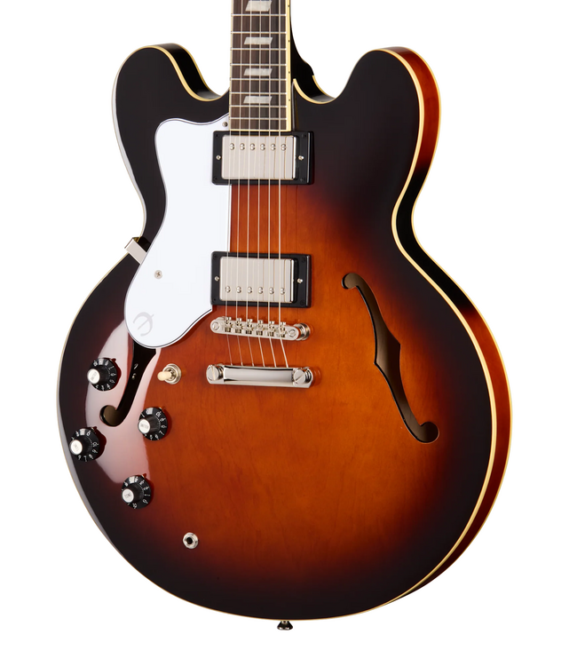 Epiphone Bonehead Riviera Left-Handed - Dark Tobacco Sunburst