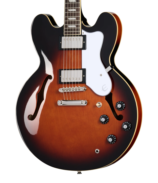 Epiphone Bonehead Riviera - Dark Tobacco Sunburst