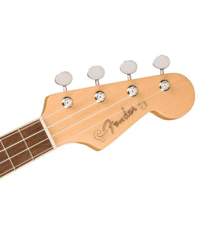 Fender Fullerton Jazzmaster Ukulele - Walnut Fretboard, 3-Colour Sunburst