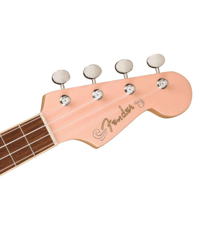 Fender Fullerton Jazzmaster Ukulele - Walnut Fretboard, Shell Pink