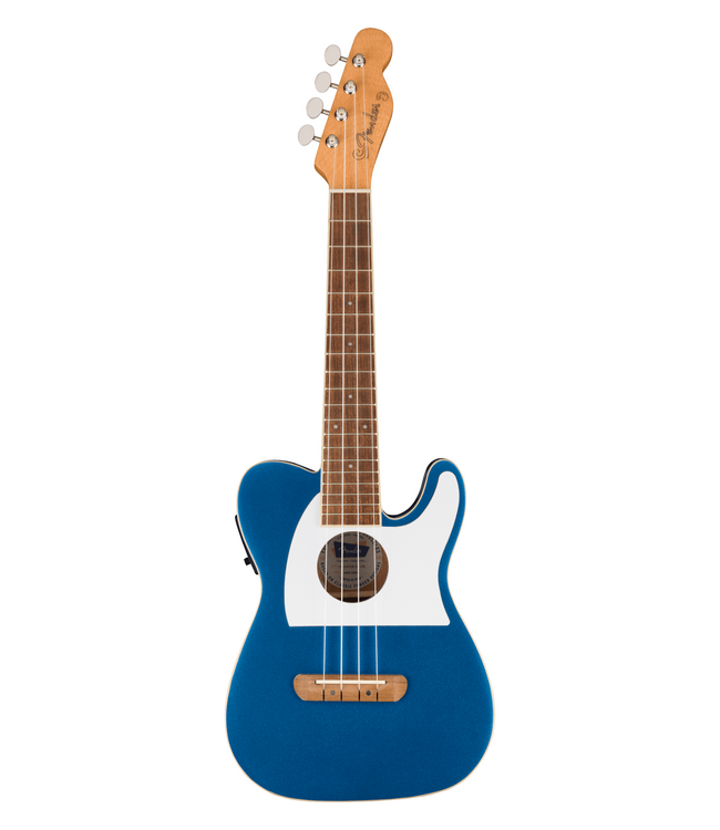 Fender Fullerton Telecaster Ukulele - Walnut Fretboard, Lake Placid Blue