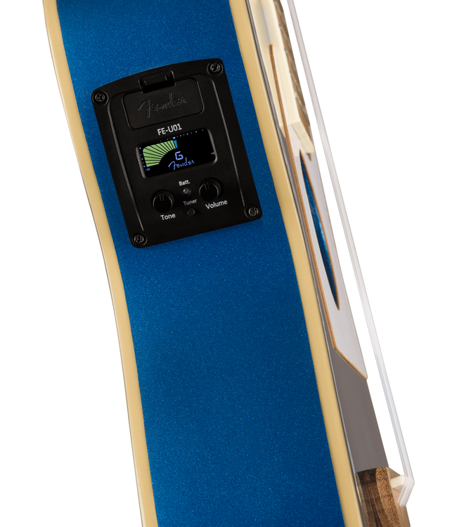 Fender Fullerton Telecaster Ukulele - Walnut Fretboard, Lake Placid Blue