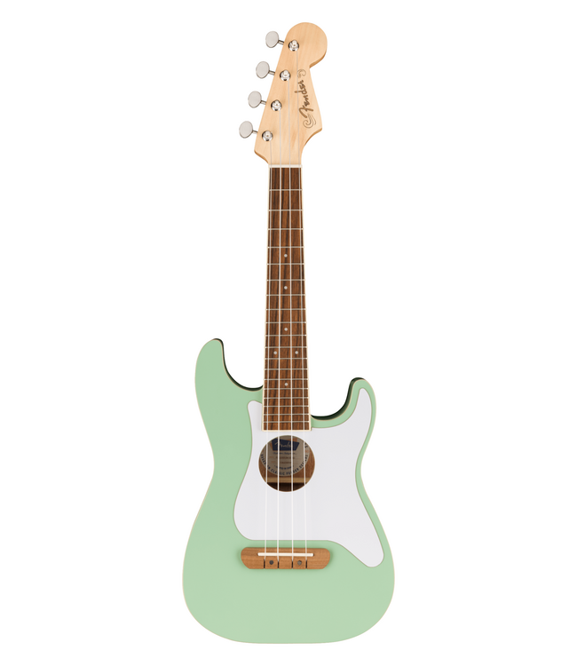 Fender Fullerton Stratocaster Ukulele - Walnut Fretboard, Surf Green