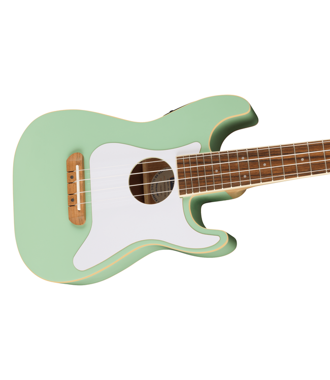 Fender Fullerton Stratocaster Ukulele - Walnut Fretboard, Surf Green