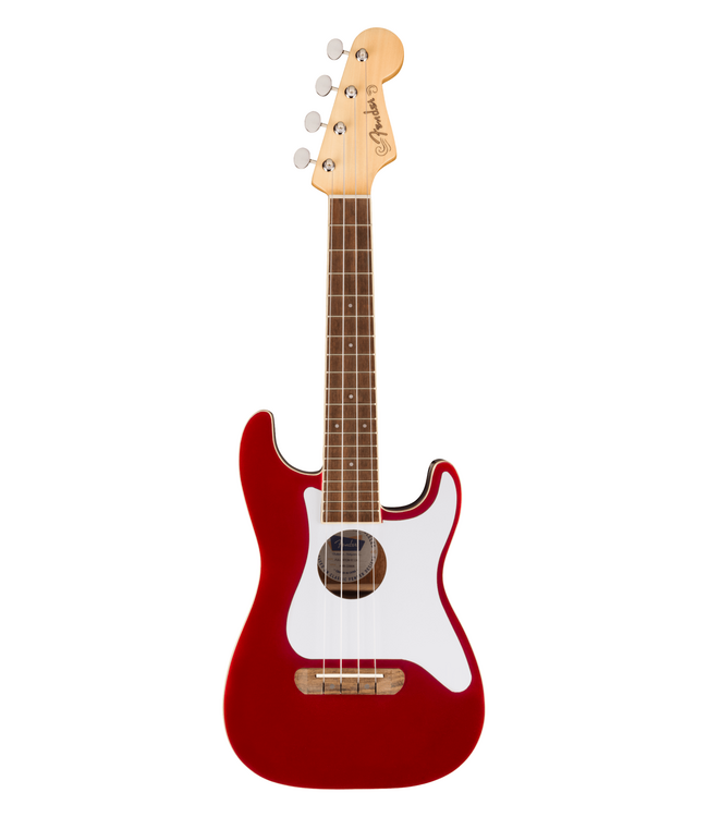 Fender Fullerton Stratocaster Ukulele - Walnut Fretboard, Candy Apple Red