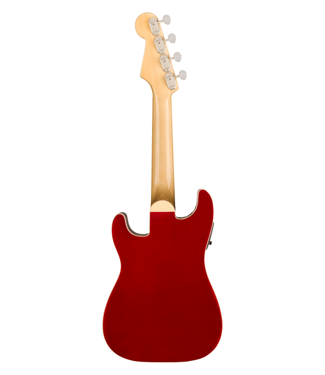 Fender Fullerton Stratocaster Ukulele - Walnut Fretboard, Candy Apple Red