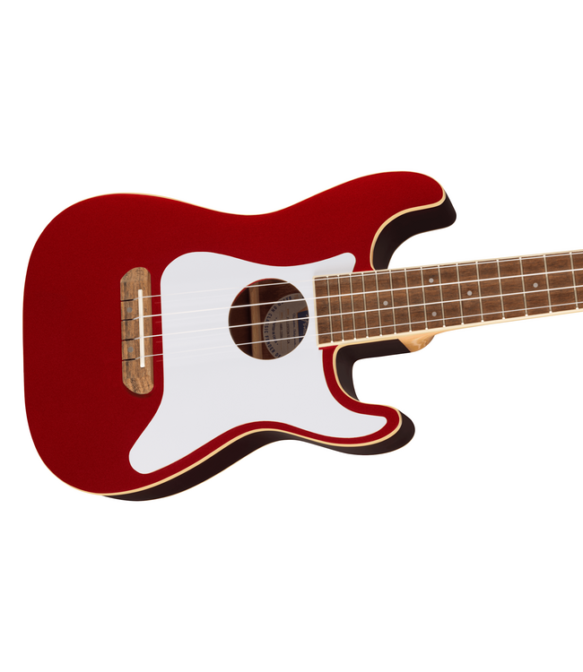 Fender Fullerton Stratocaster Ukulele - Walnut Fretboard, Candy Apple Red