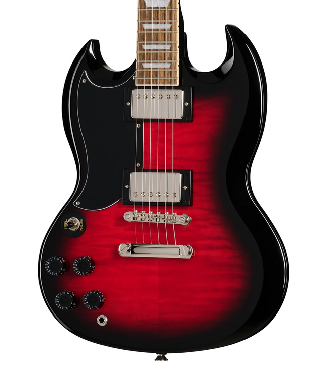 Epiphone SG Tribute Plus Left-Handed - Cherry Burst