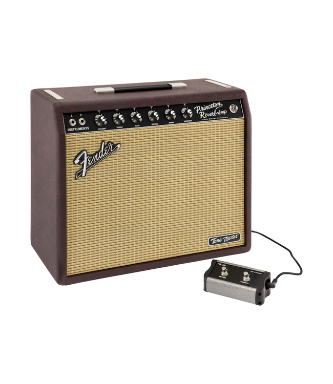 Fender Tone Master Princeton Reverb Guitar Amplifier - Wine Red