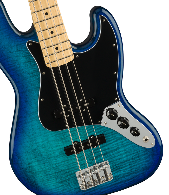 Fender Player Jazz Bass Plus Top - Maple Fretboard, Blue Burst
