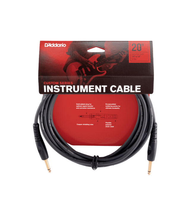 D'Addario Custom Series Instrument Cable