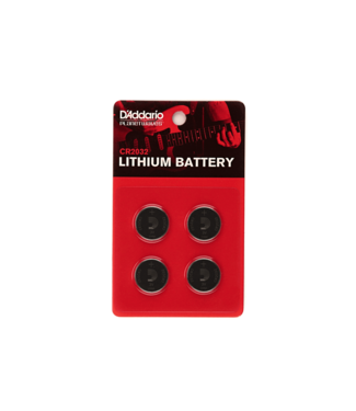 D'Addario D'Addario CR2032 Lithium Battery (4-Pack)