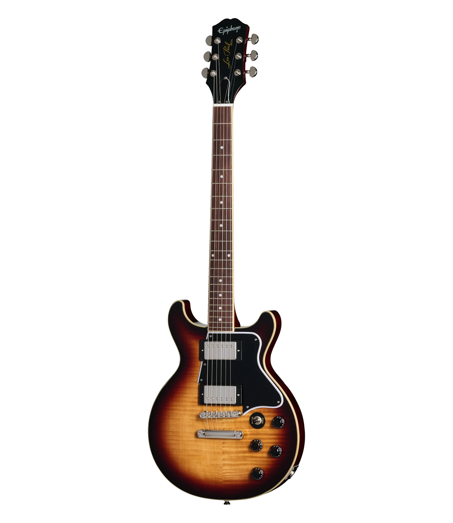 Epiphone Les Paul Special Double Cut Figured Top - Bourbon Burst