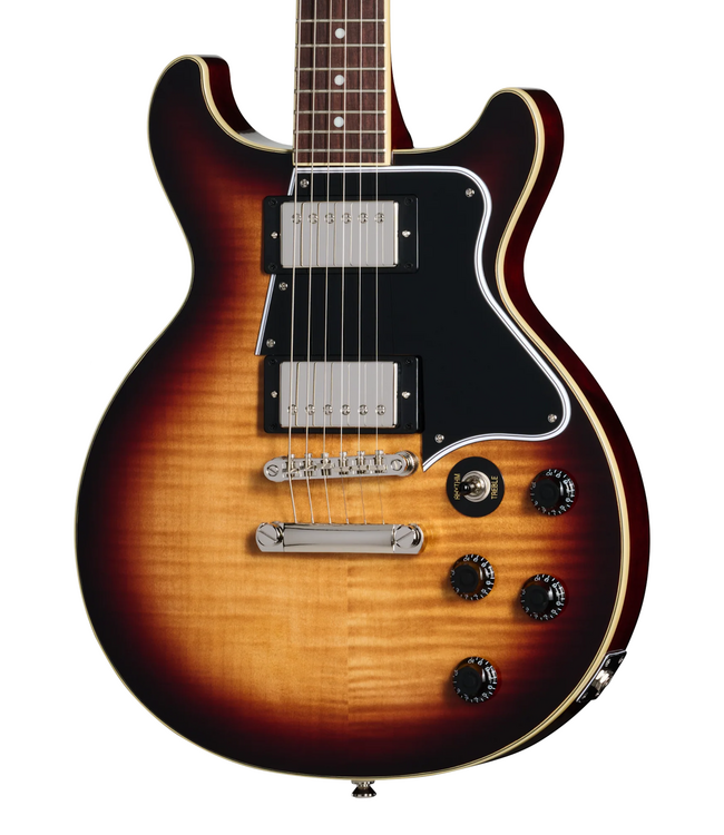 Epiphone Les Paul Special Double Cut Figured Top - Bourbon Burst