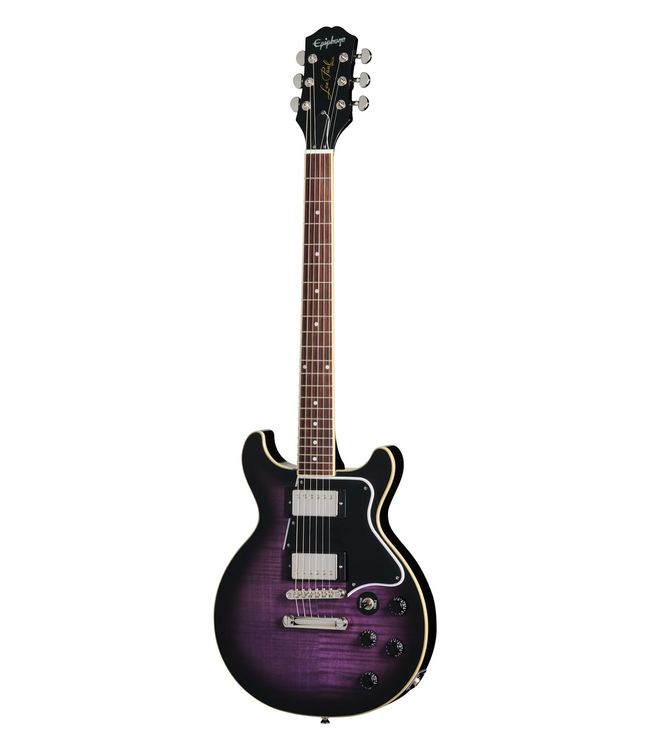 Epiphone Les Paul Special Double Cut Figured Top - Dark Purple Burst