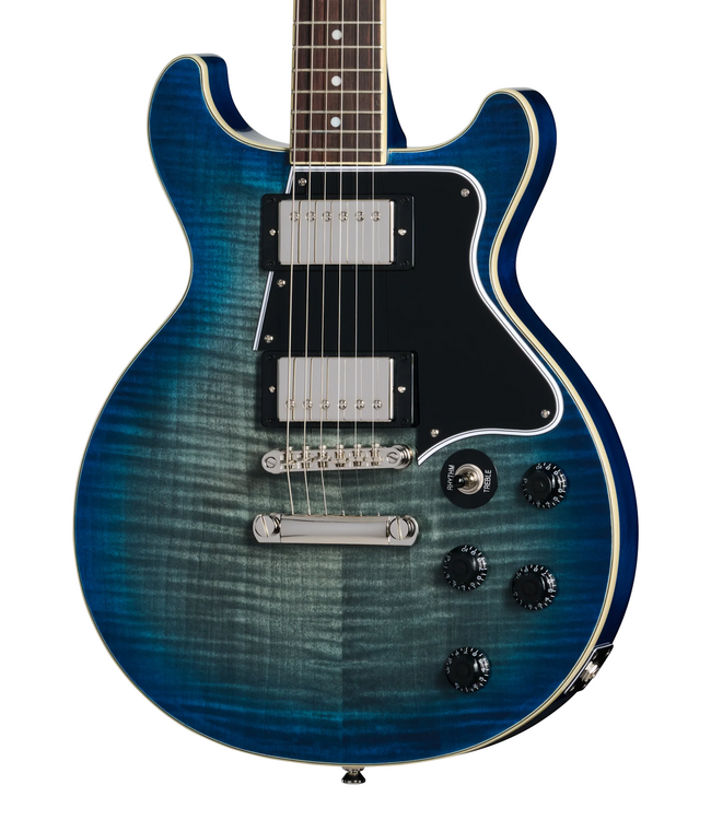 Epiphone Les Paul Special Double Cut Figured Top - Ocean Water
