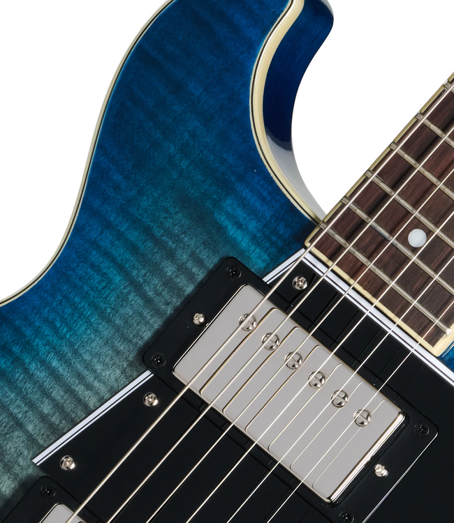 Epiphone Les Paul Special Double Cut Figured Top - Ocean Water