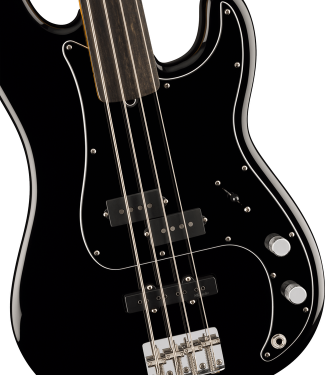 Fender Tony Franklin Fretless Precision Bass - Ebony Fretboard, Black