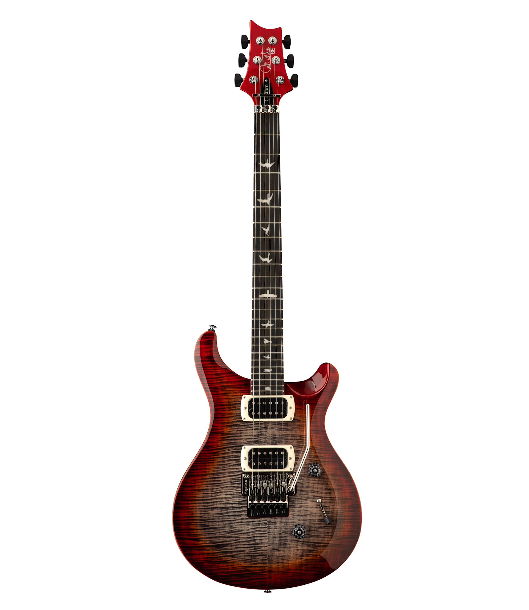 ​【極美品】PRS SE Custom 24 Floyd / Rose PRS SE Custom 24 Floyd Rose - Charcoal Cherry Burst - Get Loud Music