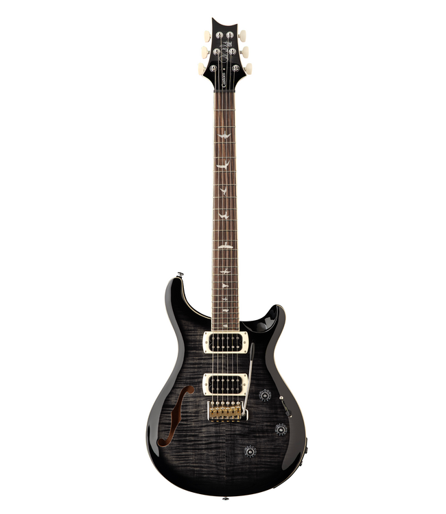 PRS SE Custom 24 Semi-Hollow Piezo - Charcoal Burst