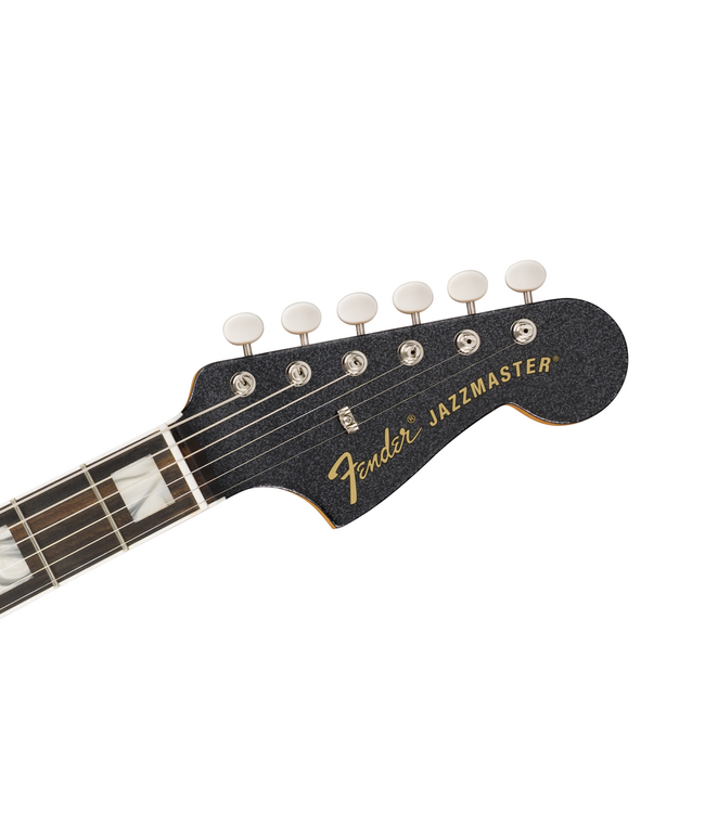Fender Gold Foil Jazzmaster - Ebony Fretboard, Black Sparkle