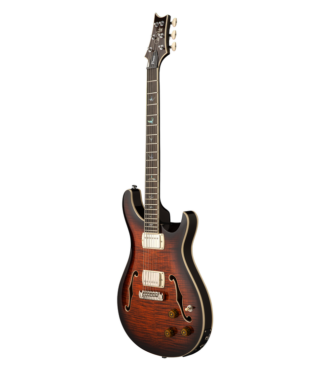 PRS SE Hollow-Body II Piezo - Orange Tiger Smokeburst