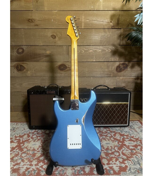 Fender Custom Shop Early '59 Stratocaster Relic - Maple Fretboard, Super Faded Lake Placid Blue (Used)
