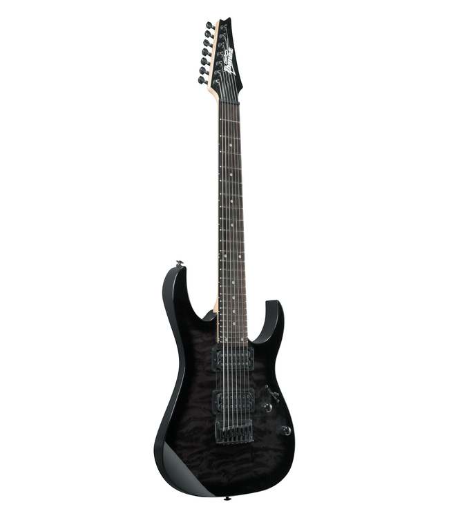 Ibanez RG Gio GRG7221QA - Transparent Black Sunburst