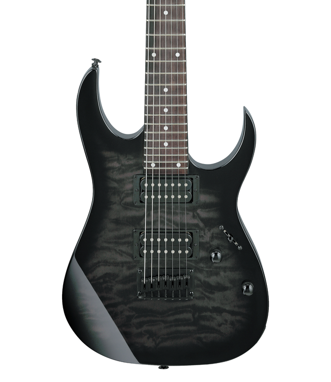 Ibanez RG Gio GRG7221QA - Transparent Black Sunburst