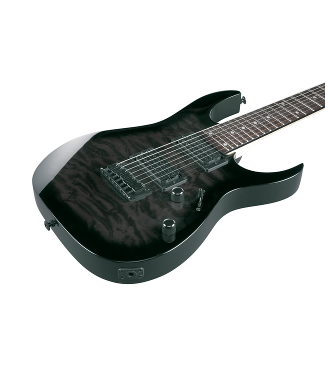 Ibanez RG Gio GRG7221QA - Transparent Black Sunburst
