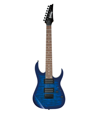 Ibanez Ibanez RG Gio GRG7221QA - Transparent Blue Burst
