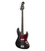 Fender Fender Gold Foil Jazz Bass - Ebony Fretboard, Black Sparkle