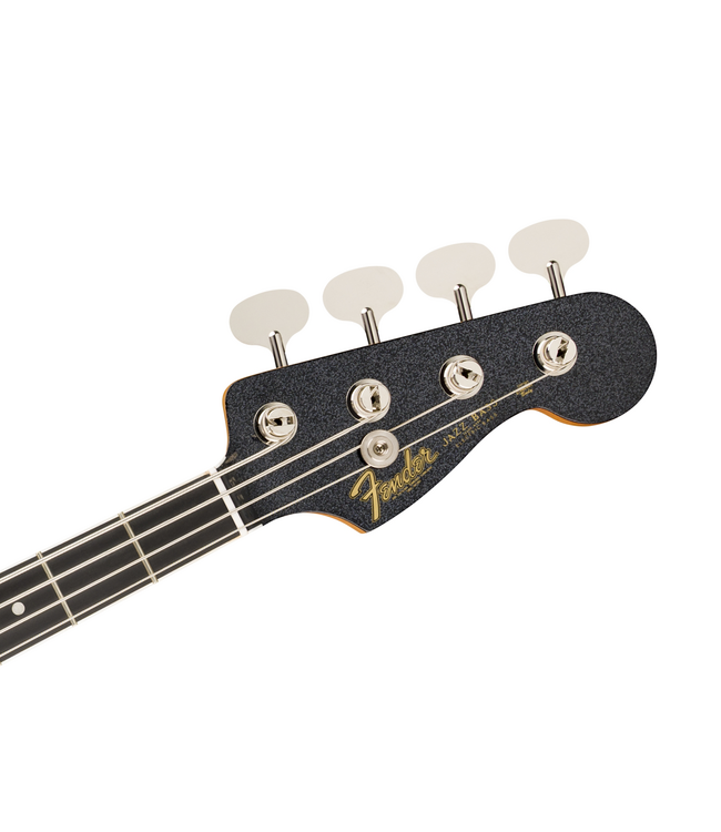 Fender Gold Foil Jazz Bass - Ebony Fretboard, Black Sparkle