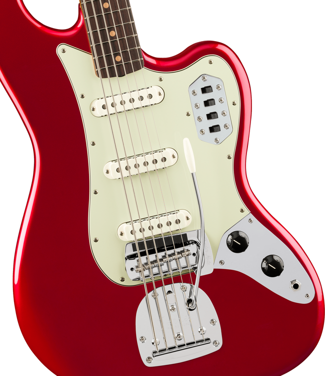 Fender Vintera III Early '60s Bass VI - Rosewood Fretboard, Candy Apple Red