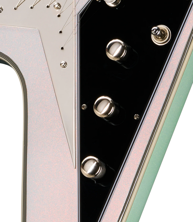 Epiphone Futura Flying V Custom - Quicksilver Shift