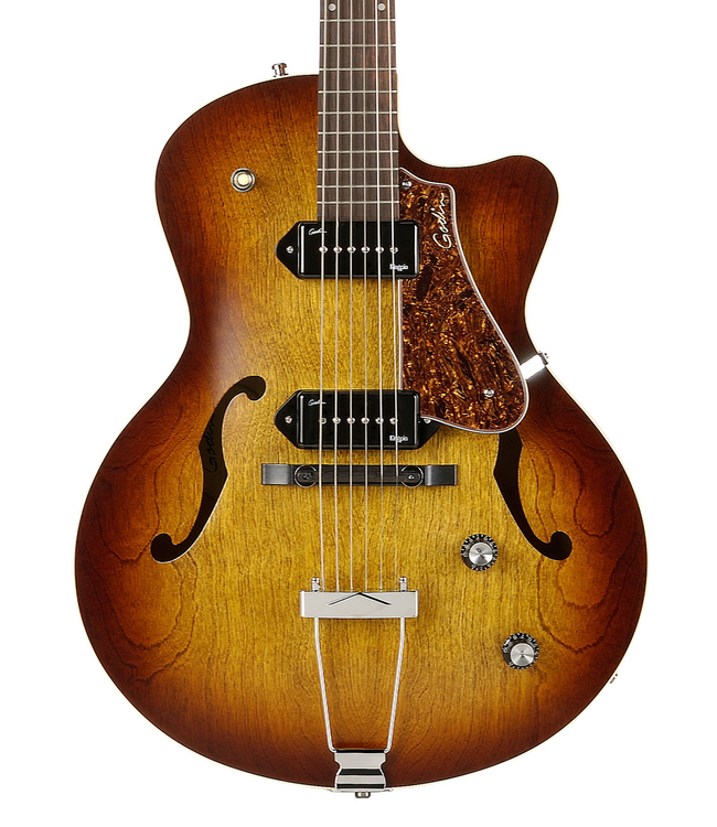 Godin 5th Avenue Kingpin II Cutaway - Cognac Burst