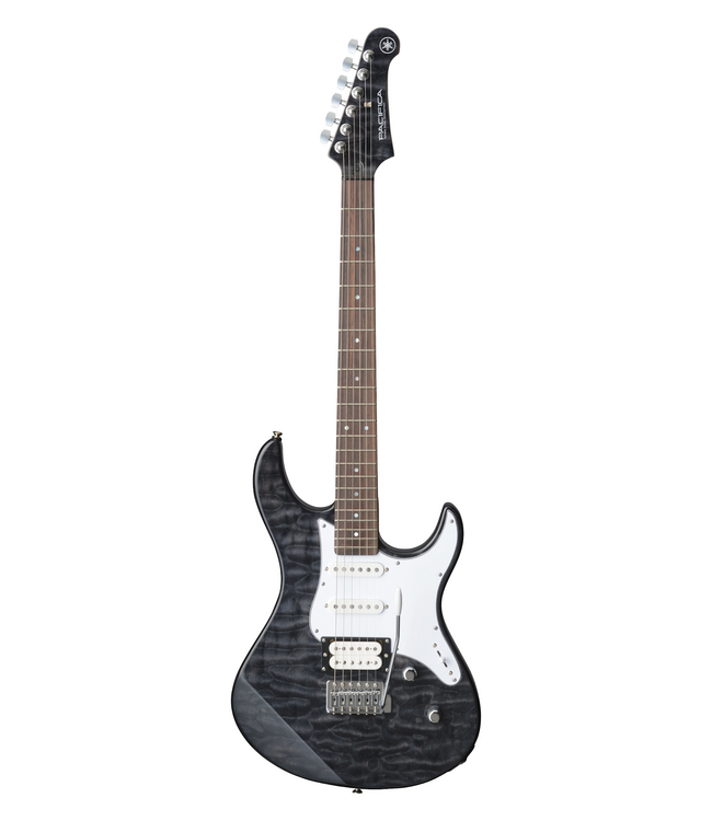 Yamaha Yamaha Pacifica 212V Quilted Top - Rosewood Fretboard, Translucent Black