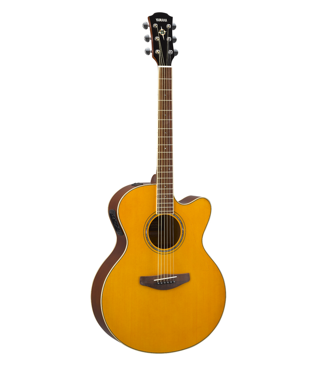Yamaha Yamaha CPX600 Grand Auditorium Cutaway - Vintage Tint