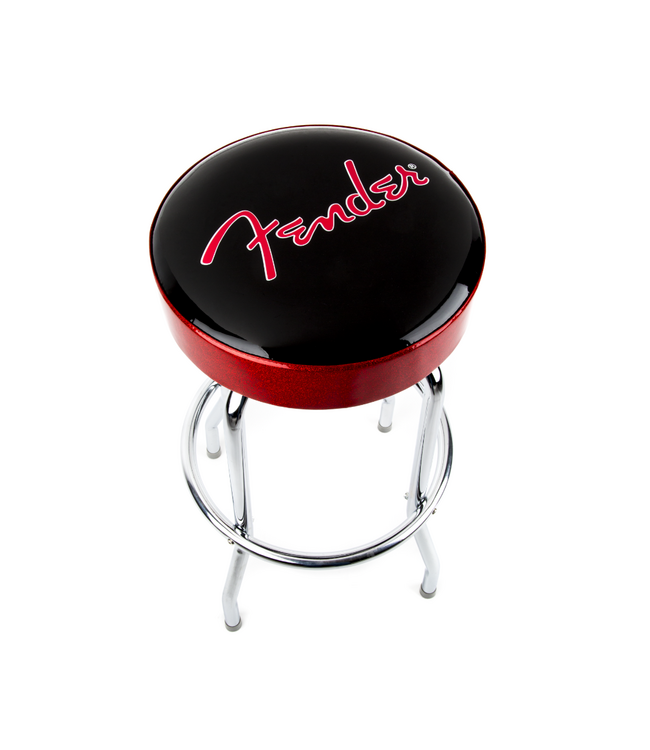Fender Red Sparkle Bar Stool