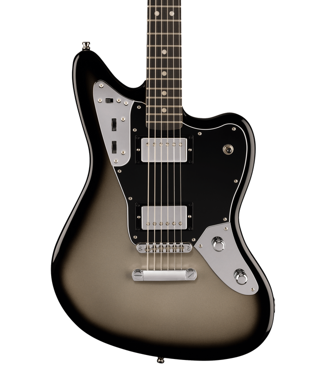 Fender Player Fusion Jaguar Baritone Special - Ebony Fretboard, Silver Burst