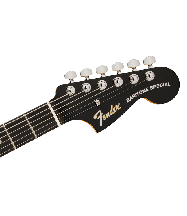 Fender Player Fusion Jaguar Baritone Special - Ebony Fretboard, Silver Burst
