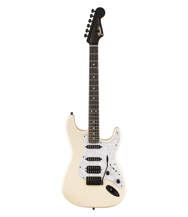 Fender Player Fusion Stratocaster HSS - Ebony Fretboard, Olympic Pearl