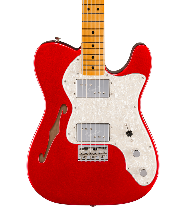 Fender American Vintage II 1972 Telecaster Thinline - Maple Fretboard, Candy Apple Red