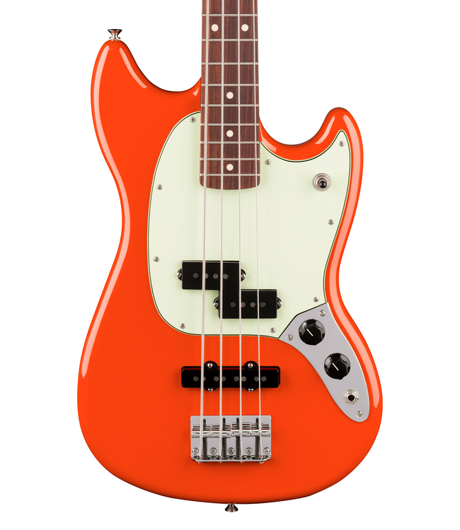 Fender Player II Mustang PJ Bass - Rosewood Fretboard, Rallye Orange