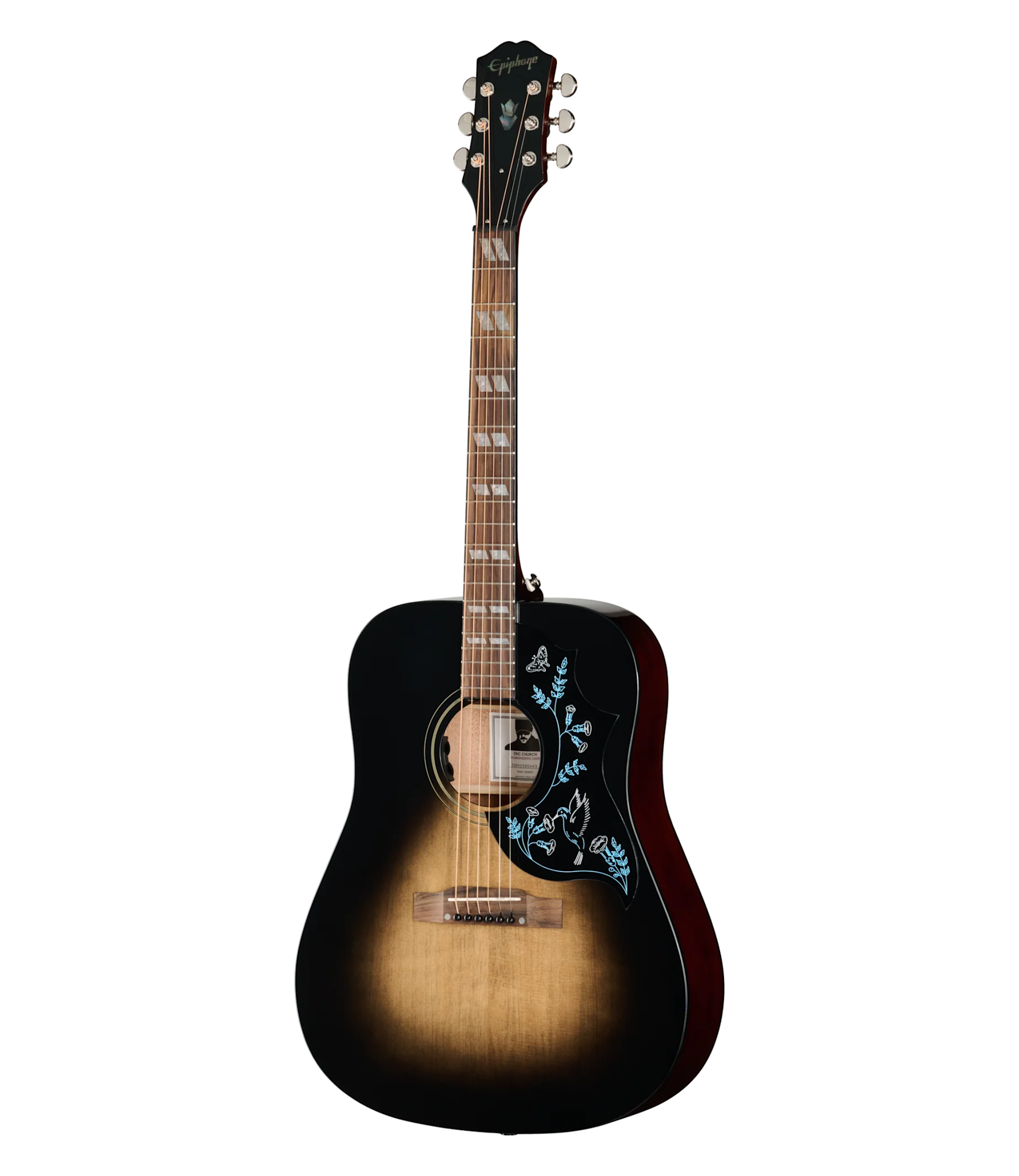 Epiphone Eric Church Hummingbird Dark - Cobra Burst - Get Loud Music