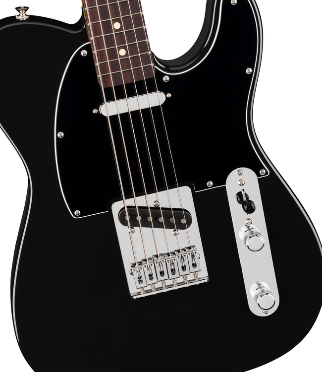 Fender 75th Anniversary Player II Baritone Telecaster - Rosewood Fretboard, Black