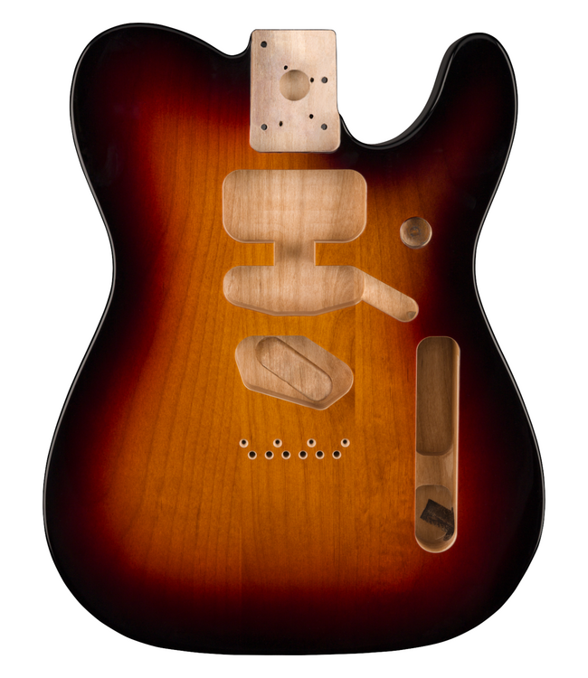 Fender Fender Deluxe Telecaster Body - 3-Colour Sunburst