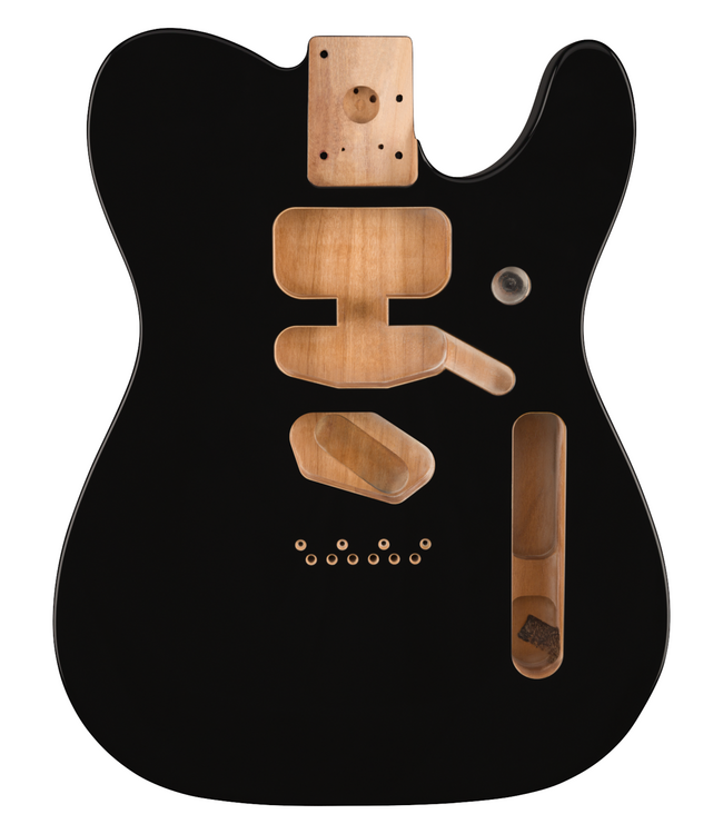 Fender Deluxe Telecaster Body - Black