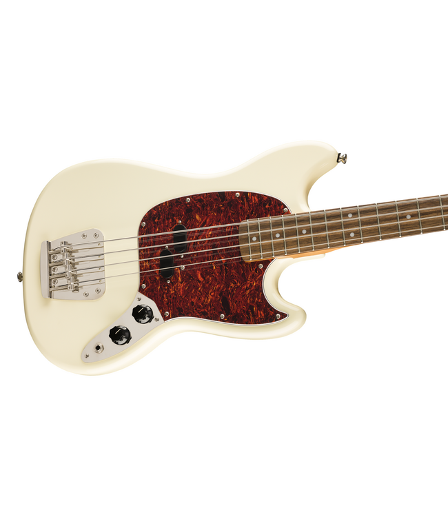Squier Classic Vibe '60s Mustang Bass - Laurel Fretboard, Olympic White