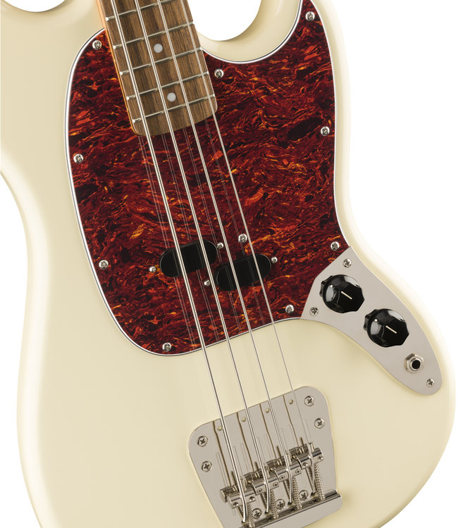 Squier Classic Vibe '60s Mustang Bass - Laurel Fretboard, Olympic White